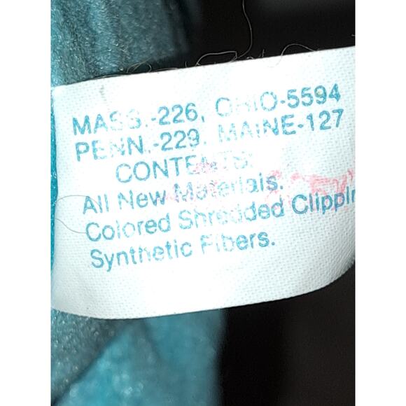 Vtg 1988 ZIGGY Blue Easter Bunny W Removable Plastic Easter Egg Collectible - Picture 4 of 5